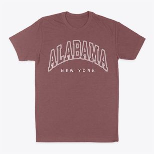 Alabama New York Inline Classic Dad T-Shirt