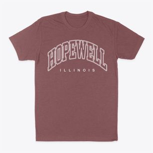 Hopewell Illinois Inline Classic Dad T-Shirt
