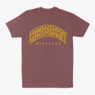 Chesapeake City Maryland Inline Classic Dad T-Shirt