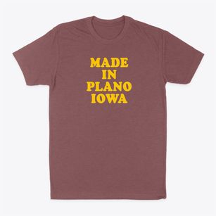 Plano Iowa Classic 70s Classic Dad T-Shirt