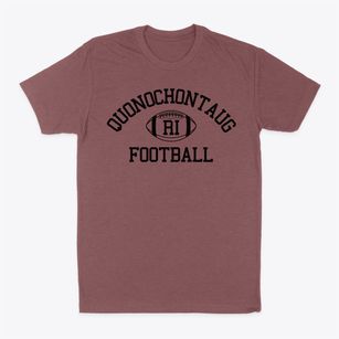 Quonochontaug Rhode Island Football Classic Dad T-Shirt
