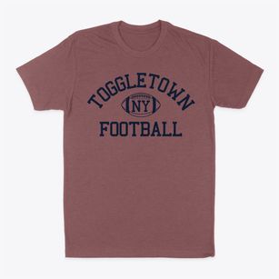Toggletown New York Football Classic Dad T-Shirt