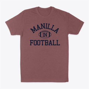 Manilla Indiana Football Classic Dad T-Shirt
