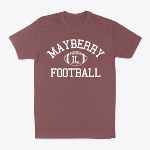 Mayberry Illinois Football Classic Dad T-Shirt
