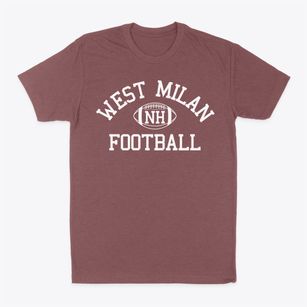 West Milan New Hampshire Football Classic Dad T-Shirt