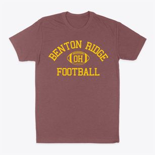 Benton Ridge Ohio Football Classic Dad T-Shirt
