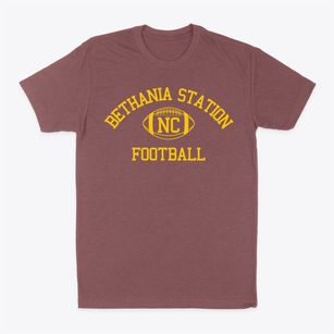 Bethania Station North Carolina Football Classic Dad T-Shirt