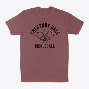 Chestnut Dale North Carolina Pickleball Classic Dad T-Shirt