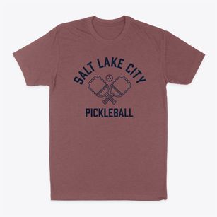 Salt Lake City Utah Pickleball Classic Dad T-Shirt