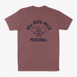 Kill Devil Hills North Carolina Pickleball Classic Dad T-Shirt