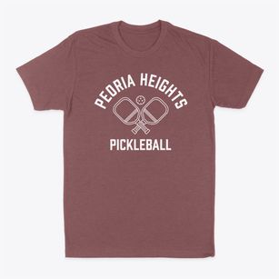 Peoria Heights Illinois Pickleball Classic Dad T-Shirt