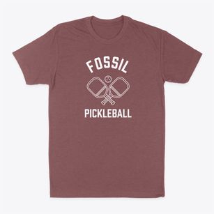 Fossil Wyoming Pickleball Classic Dad T-Shirt