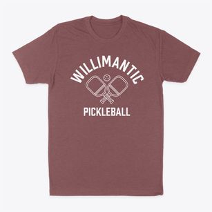Willimantic Maine Pickleball Classic Dad T-Shirt