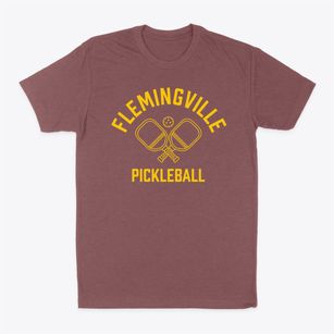 Flemingville New York Pickleball Classic Dad T-Shirt