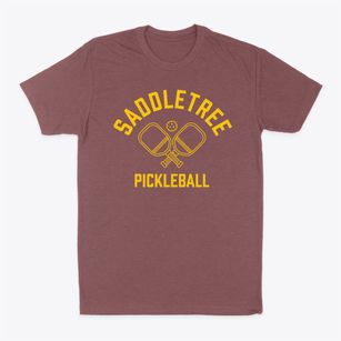 Saddletree North Carolina Pickleball Classic Dad T-Shirt