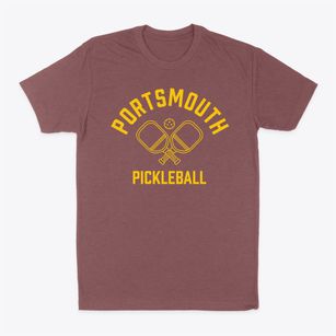 Portsmouth New Hampshire Pickleball Classic Dad T-Shirt