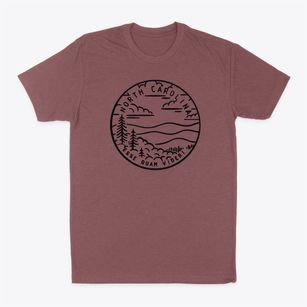  North Carolina Icon Classic Dad T-Shirt