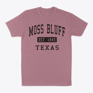 Moss Bluff Texas Classic Established Classic Dad T-Shirt