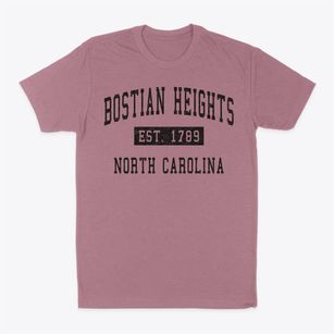 Bostian Heights North Carolina Classic Established Classic Dad T-Shirt