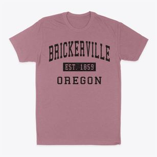 Brickerville Oregon Classic Established Classic Dad T-Shirt