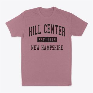 Hill Center New Hampshire Classic Established Classic Dad T-Shirt