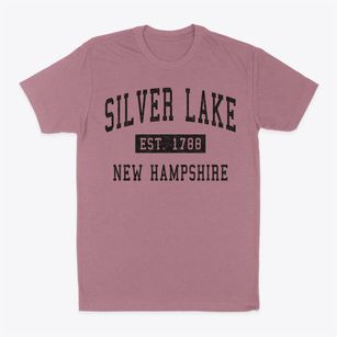 Silver Lake New Hampshire Classic Established Classic Dad T-Shirt