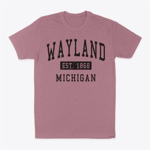 Wayland Michigan Classic Established Classic Dad T-Shirt