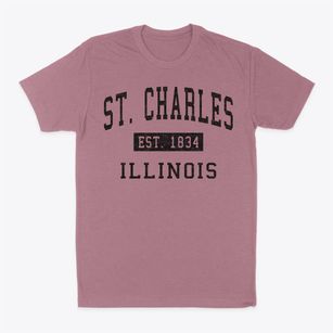 St. Charles Illinois Classic Established Classic Dad T-Shirt
