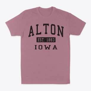 Alton Iowa Classic Established Classic Dad T-Shirt