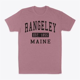 Rangeley Maine Classic Established Classic Dad T-Shirt