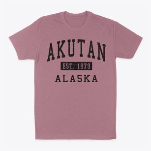 Akutan Alaska Classic Established Classic Dad T-Shirt