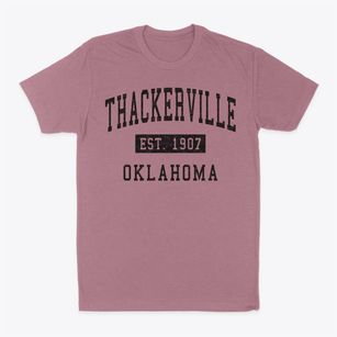 Thackerville Oklahoma Classic Established Classic Dad T-Shirt