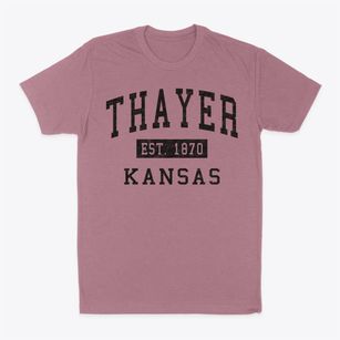 Thayer Kansas Classic Established Classic Dad T-Shirt
