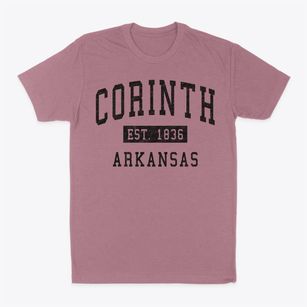 Corinth Arkansas Classic Established Classic Dad T-Shirt