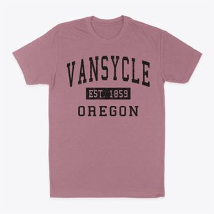 Vansycle Oregon Classic Established Classic Dad T-Shirt