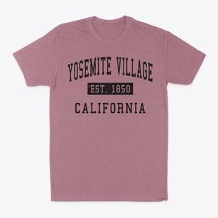 Yosemite Village California Classic Established Classic Dad T-Shirt