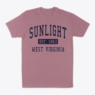 Sunlight West Virginia Classic Established Classic Dad T-Shirt