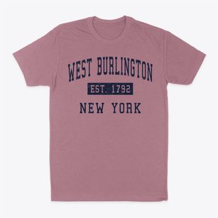 West Burlington New York Classic Established Classic Dad T-Shirt