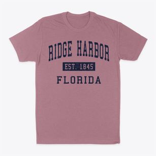 Ridge Harbor Florida Classic Established Classic Dad T-Shirt