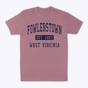 Fowlerstown West Virginia Classic Established Classic Dad T-Shirt