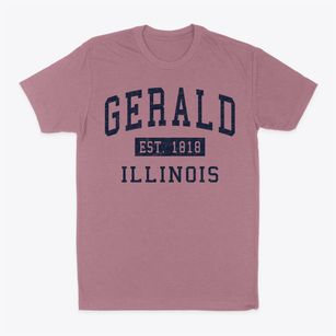 Gerald Illinois Classic Established Classic Dad T-Shirt