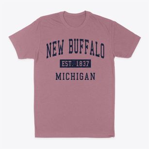 New Buffalo Michigan Classic Established Classic Dad T-Shirt