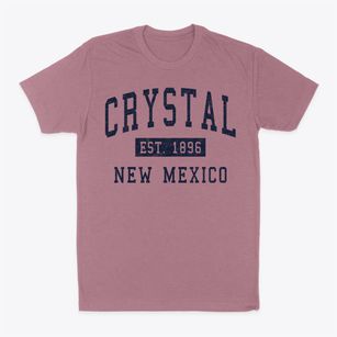 Crystal New Mexico Classic Established Classic Dad T-Shirt