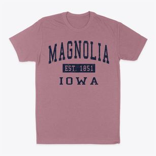 Magnolia Iowa Classic Established Classic Dad T-Shirt