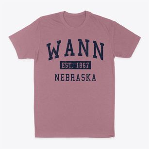 Wann Nebraska Classic Established Classic Dad T-Shirt