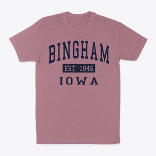 Bingham Iowa Classic Established Classic Dad T-Shirt