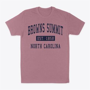 Browns Summit North Carolina Classic Established Classic Dad T-Shirt