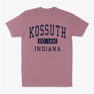 Kossuth Indiana Classic Established Classic Dad T-Shirt