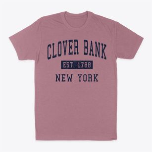 Clover Bank New York Classic Established Classic Dad T-Shirt