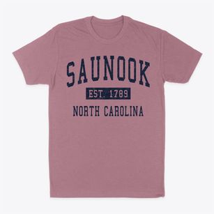 Saunook North Carolina Classic Established Classic Dad T-Shirt
